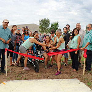 Walking Trail Ribbon Cutting